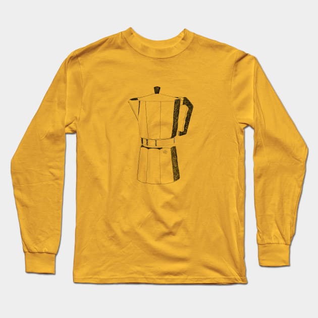 Moka Pot Long Sleeve T-Shirt by G.G.  Goods